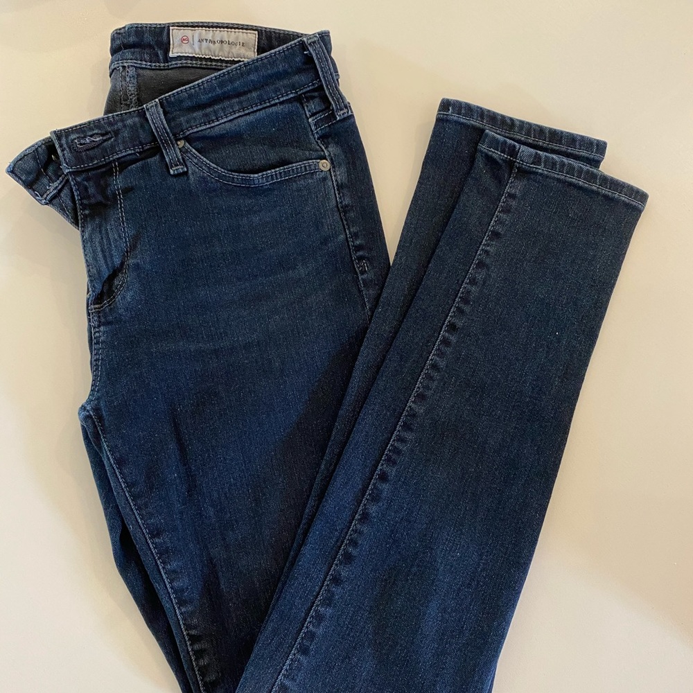 AG the Abbey Midrise Super Skinny Ankle Denim